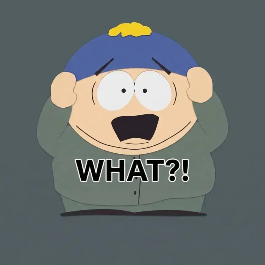 South Park-style viral meme example